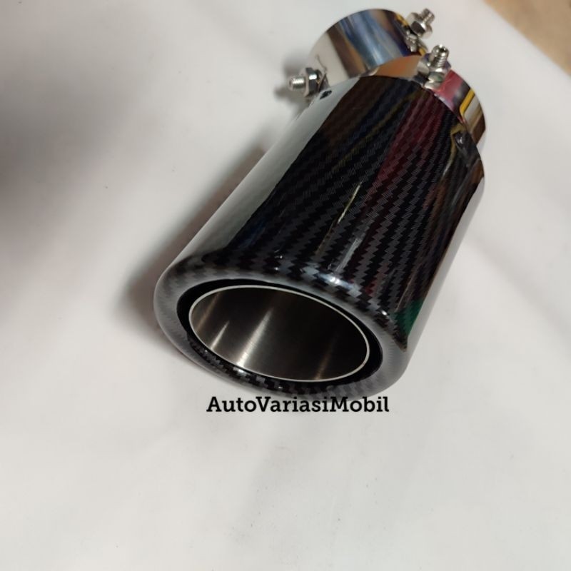 Mufler Fortuner - Innova Pajero Buntut Knalpot Cover Dekorasi ujung Knalpot Mobil