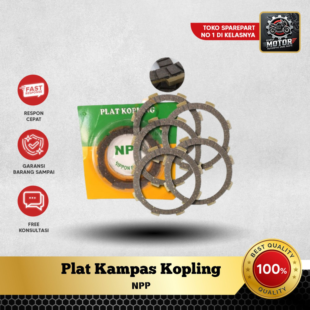 Plat Kampas Kopling FR80 NPP