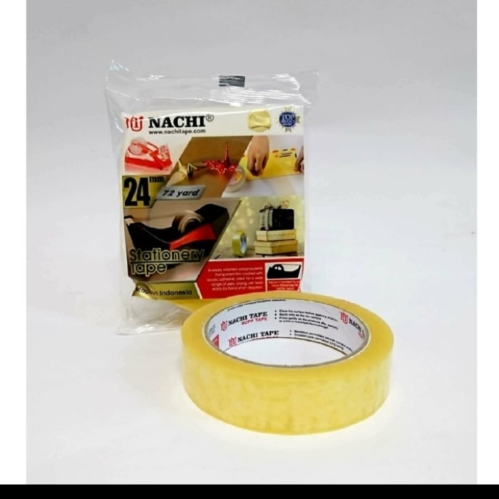 

Produk Terbaru Nachi Selotip Stationery Nachi Yellow Dus 24Mm X 72 Yard 1 Inci Packing Aman