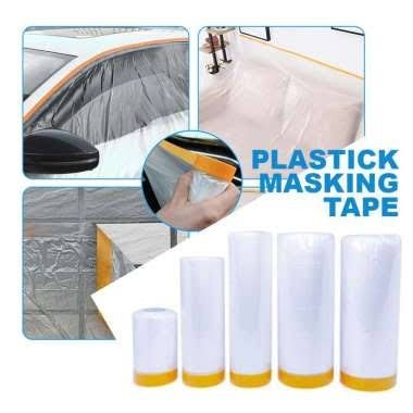 

Produk Viral (20Meter)Convering Film Masking Tape/Plastik Penutup Furniture Packing Aman