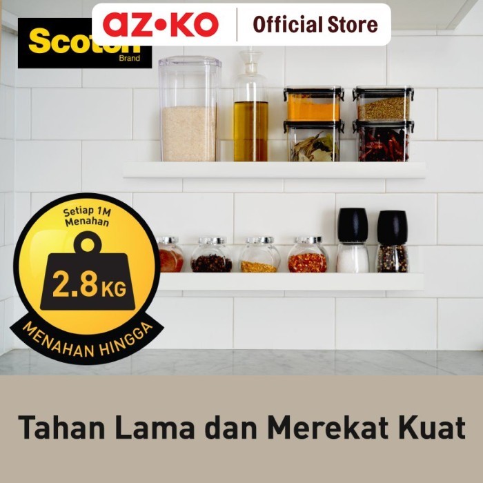 

Diskon Azko Scotch 3M Mounting Tape Strong Interior 12 Mm X 4 Mtr Packing Aman