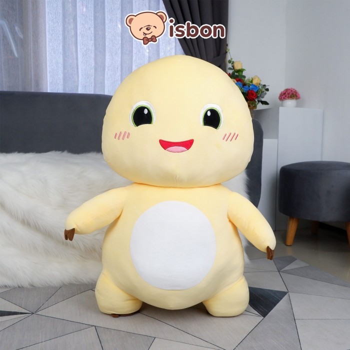 Istana Boneka Dino Kuning Squishy Yellow Dino 32Inch Mini Lucu Mainan Best Seller