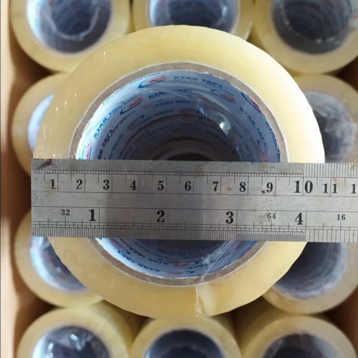 

Produk Viral Lakban Star Tape Uk. 48Mm X 90 Yard X 45 Micron Lakban 2 Inch Cod