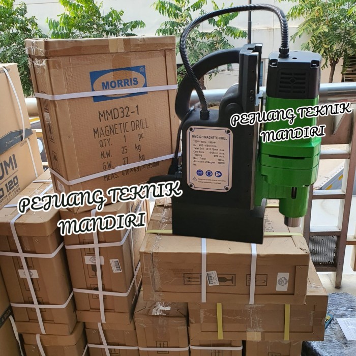 READY STOK MESIN BOR MAGNET MORRIS 32MM / MESIN BOR MAGNET MORRIS MMD32-1 32 MM