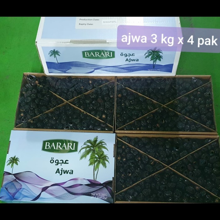 

KURMA BARARI AJWA ISI 3 KG X 4