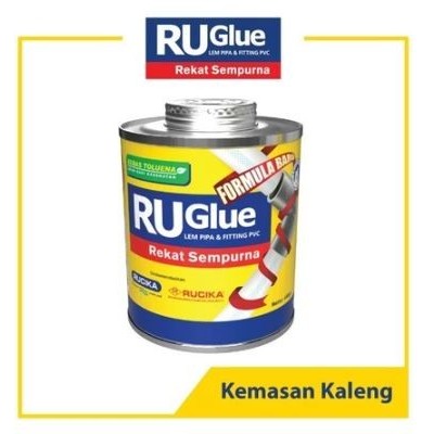 Lem Rucika Ruglue Kaleng 400 gram Lem Pipa PVC Fitting Lem Pipa PVC RuGlue TruGlue Ru Glue