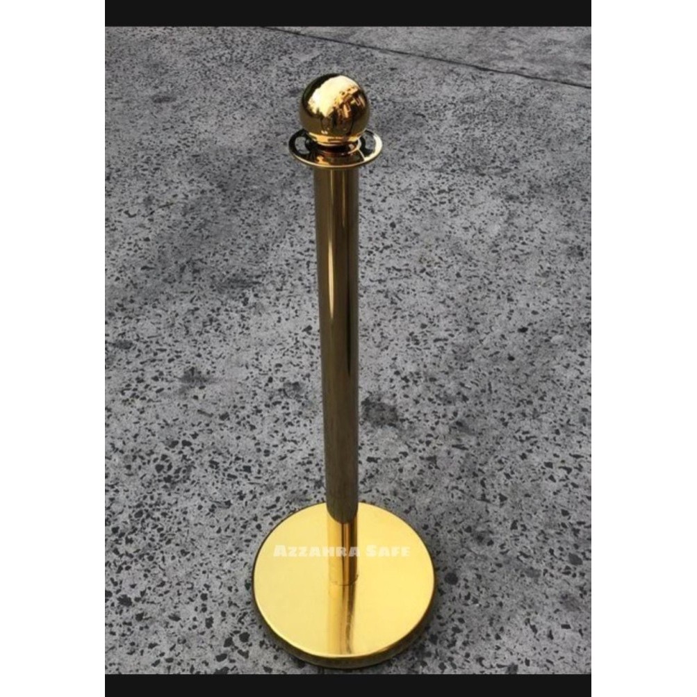 

TERBARU Tiang antrian Gold pesanan 6 pcs