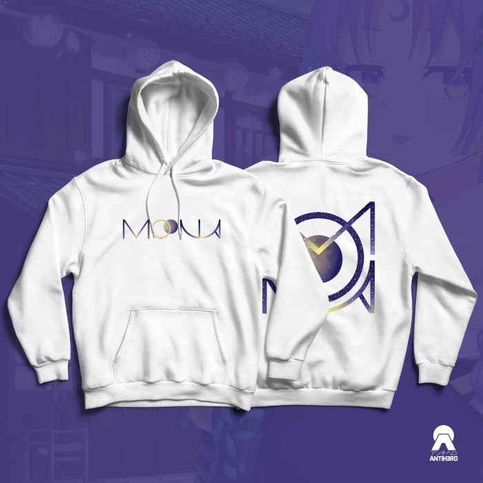 Hoodie Moona Hoshinoa Area15 Dewi Bulan HoloID Hololive Indonesia Baju