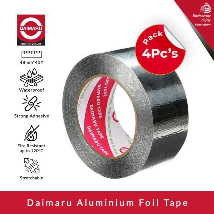 

Sale [Dapat 4Pcs] Daimaru Lakban Aluminium 48Mm X 40 Yard