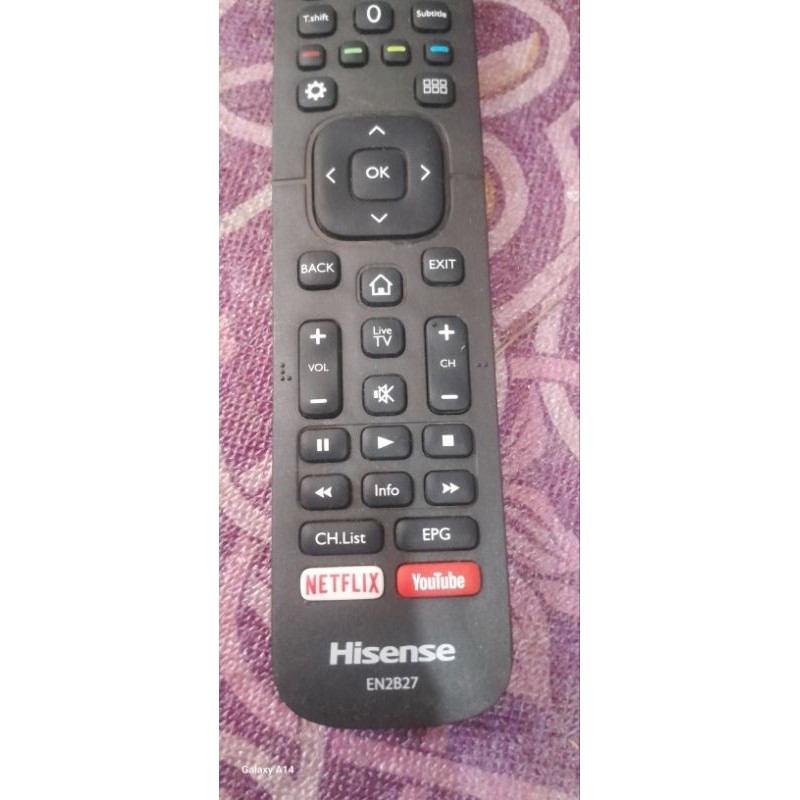 remote TV LED HISENSE android tv