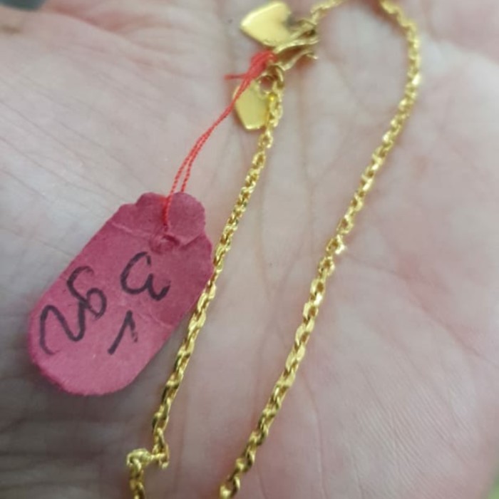 Gelang Polos Emas Asli 99% 99 24K 24 Karat 24Karat 3 Gram 3 Gr 3Gr 3G Best Seller