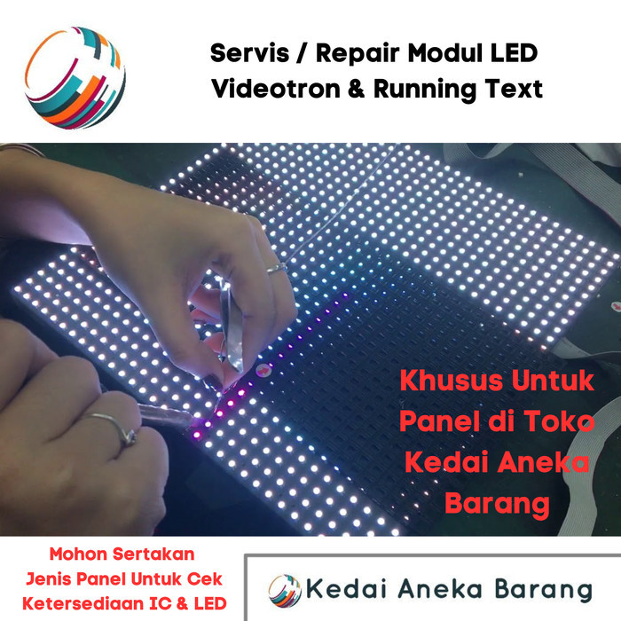 *:*:*:*:*] Servis Service Repair Panel Module Modul LED Videotron Running Text