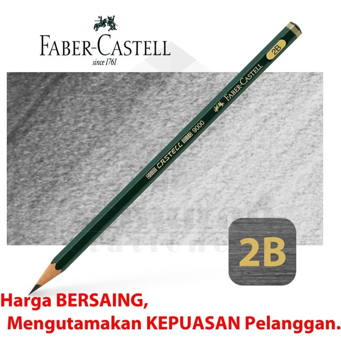 Pensil Faber-Castell 2B - HB Original / Pensil Kayu Faber Castell 9000