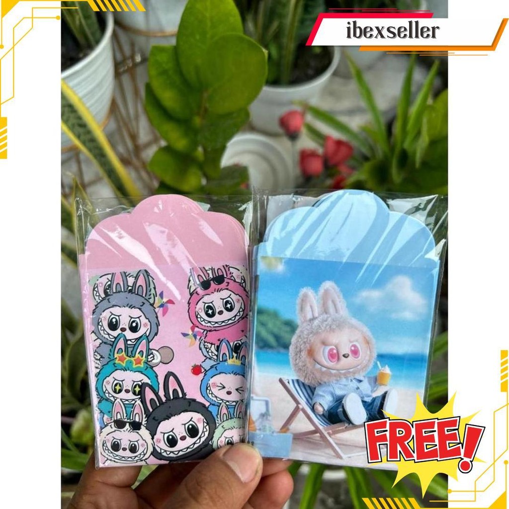 

10 Pcs Amplop Lebaran Idul Fitri Medium 7X10Cm Motif Labubu Viral 2025 Cod