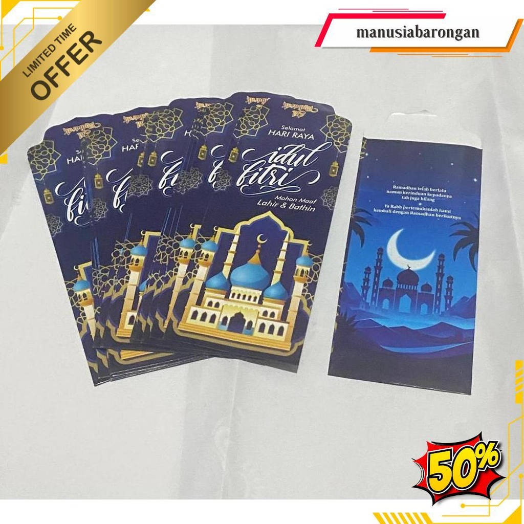 

Ampau Amplop Yk L Lebaran Masjid Df Uk Besar Isi 100 Lembar Uk 16X8Cm Siap Kirim