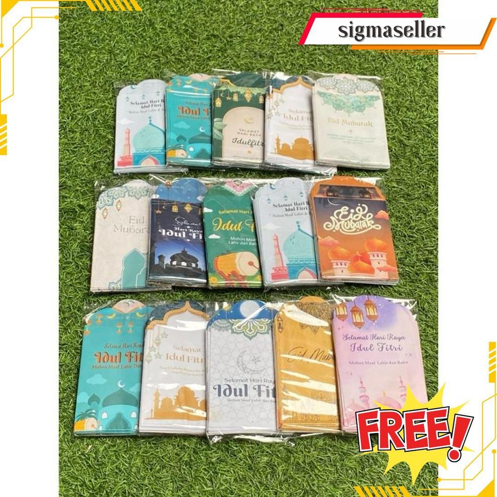 

Amplop Lebaran Idul Fitri 2025 (50 Lembar) Bahan Premium Tebal Glossy | Sudah Lem Tinggal Pakai Bahan Mengkilap Bisa Cod