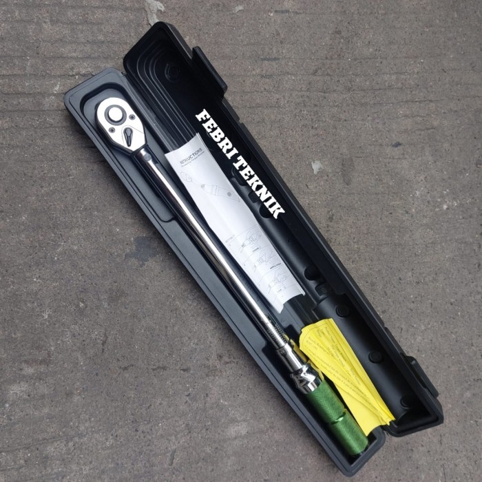 Terlaris Kunci Torsi 1/2" 20-100 Nm Kunci Momen Torsi Torque Wrench Opt
