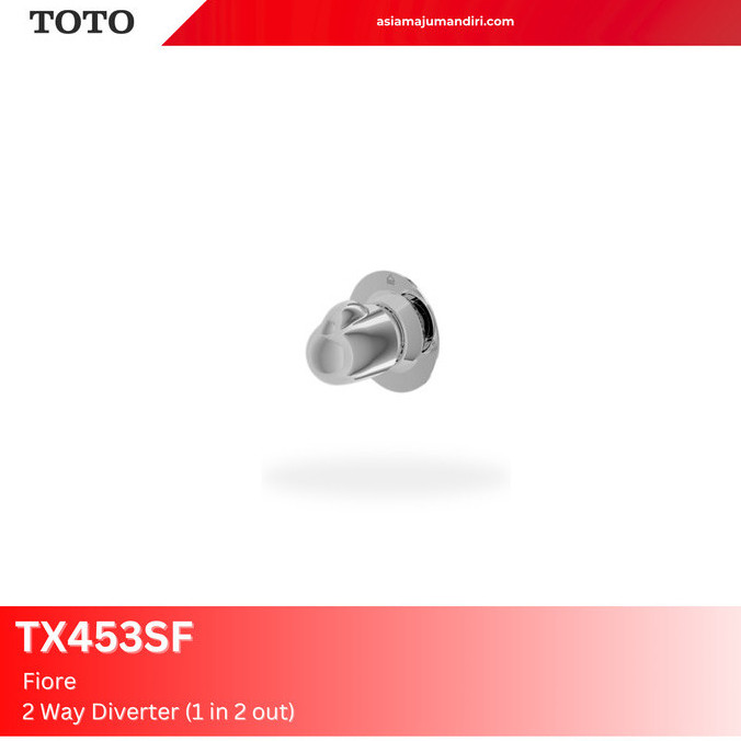 DIVERTER KERAN TANAM TOTO 2 ARAH | DIVERTER KERAN SHOWER TOTO TX453SF