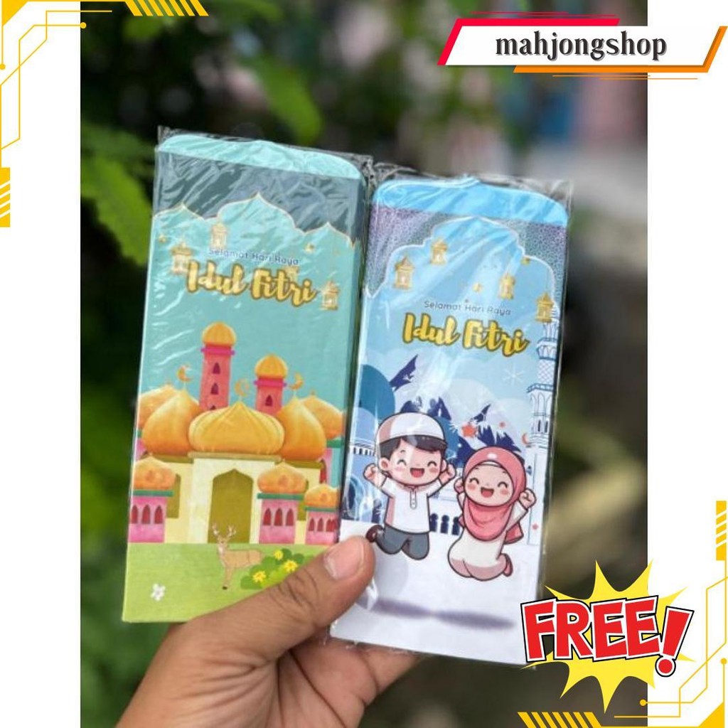 

Paket 50Pcs Amplop Lebaran Jumbo Motif Karakter Muslim 2025 Gratis Ongkir