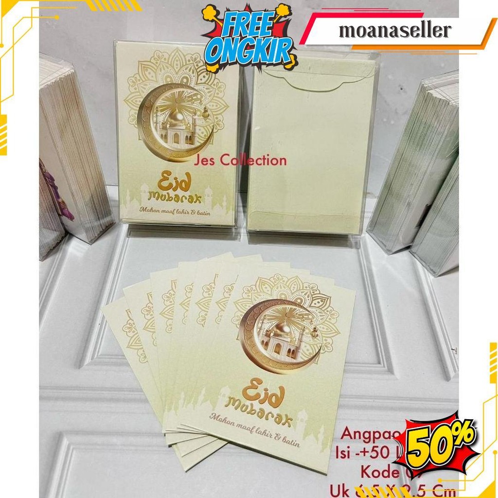 

Amplop Lebaran Idul Fitri (Isi 50Pcs) Mika Viral Idul Fitri Termurah Banget