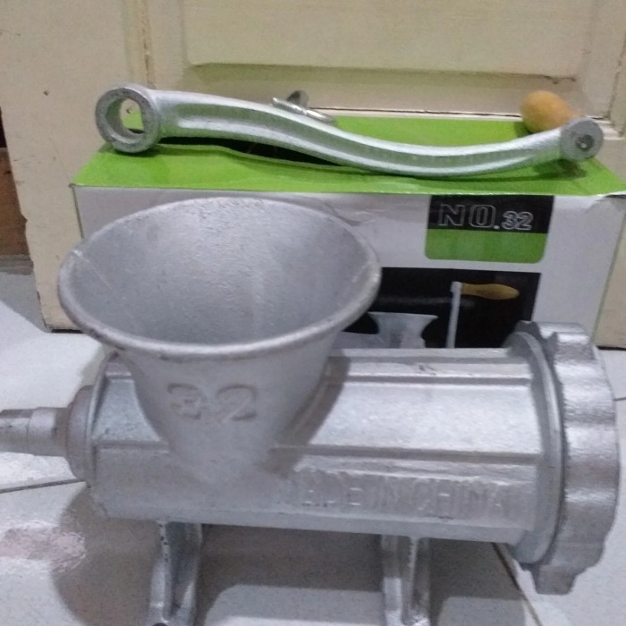 GILINGAN DAGING / KACANG UKURAN 32 MANUAL MEAT MINCER BESI COR