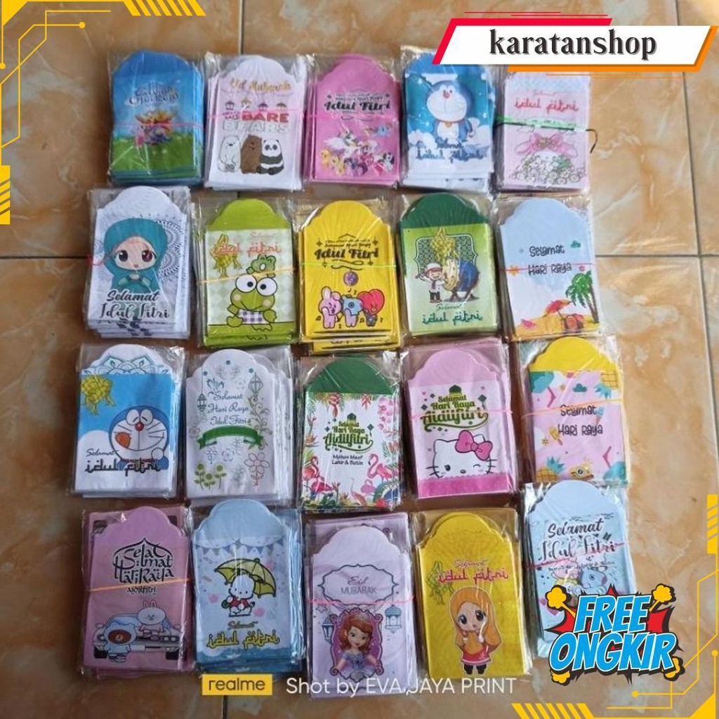 

Amplop Lebaran Ampao Siap Pakai Isi 8 Lembar Siap Kirim