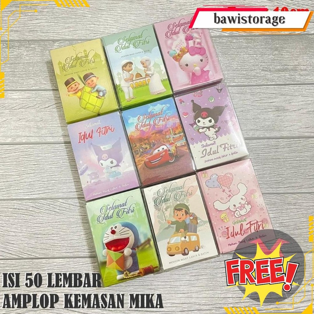 

Mv.Idofficial Ready ! Amplop Lebaran Hari Raya Idul Fitri Isi 50 Pcs / Angpao Eid Mubarak Gift Thr Multifungsi Murah Termurah Banget