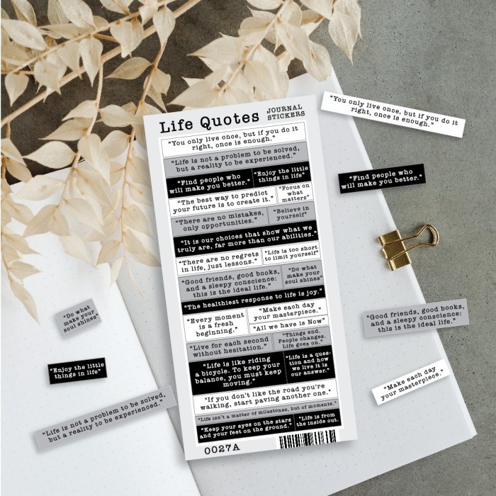 

:0:0:0] Stiker Life Quote Kutipan Motivasi Kehidupan Stiker Tahan Air 0027