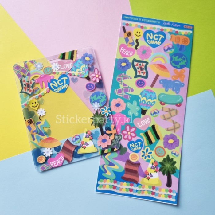 

#####] [Sticker Party] Stiker Hello Future Kiss Cut Deco Polaroid PC NCT02
