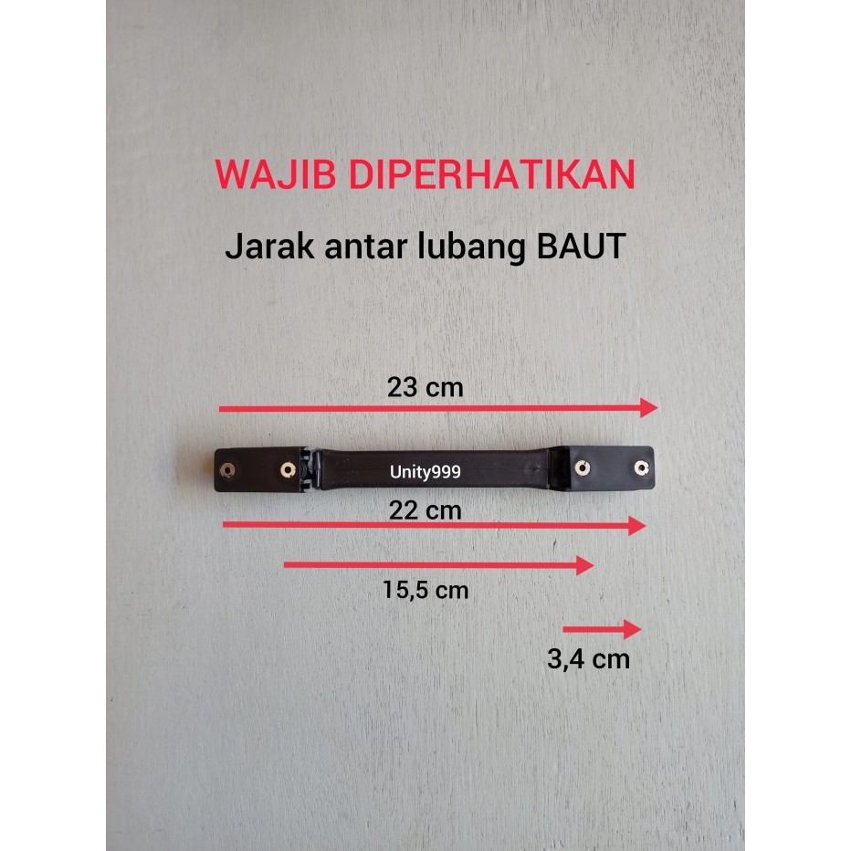 Produk Terbaik] Sparepart gagang karet tas koper Handle koper
