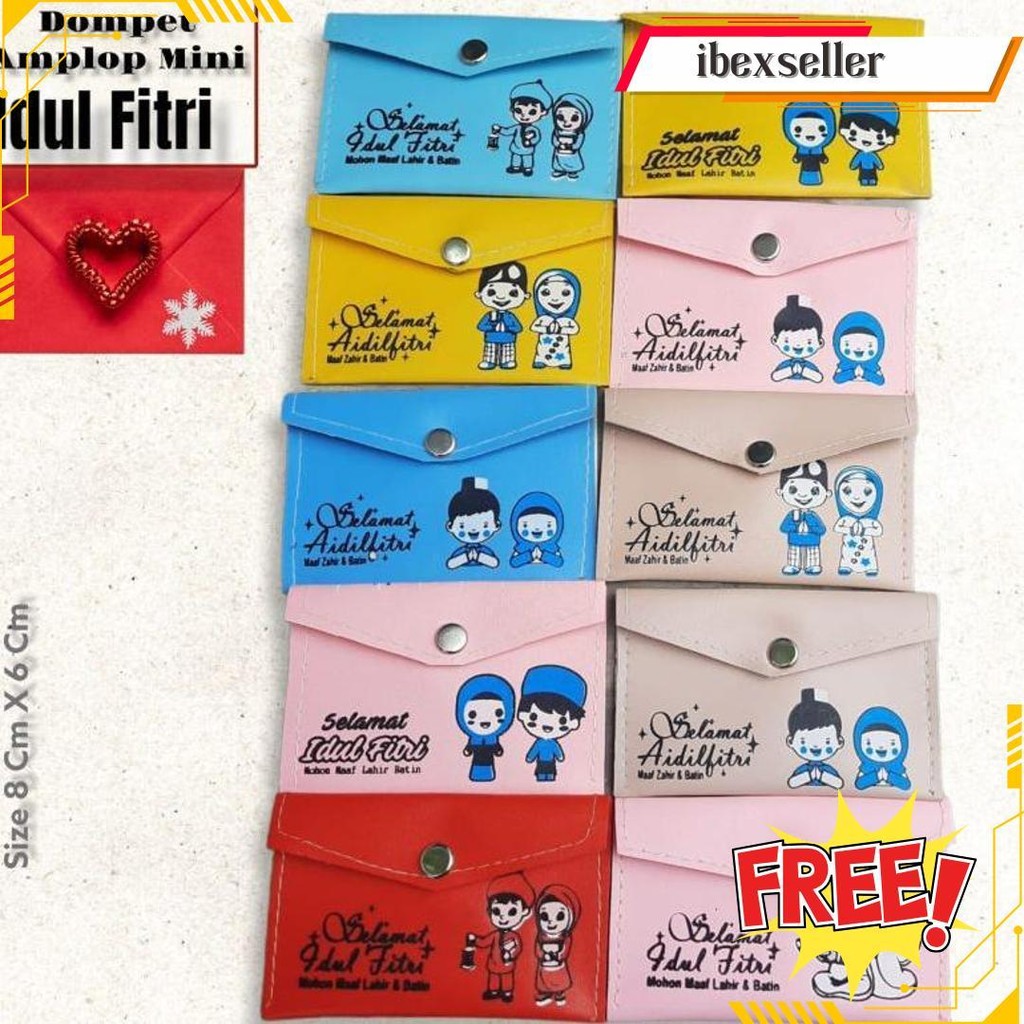 

[ 12 Pcs ]Mini Dompet Amplop Lebaran / Idul Fitri Per Pack Isi 12Pcs Bisa Cod Termurah Banget