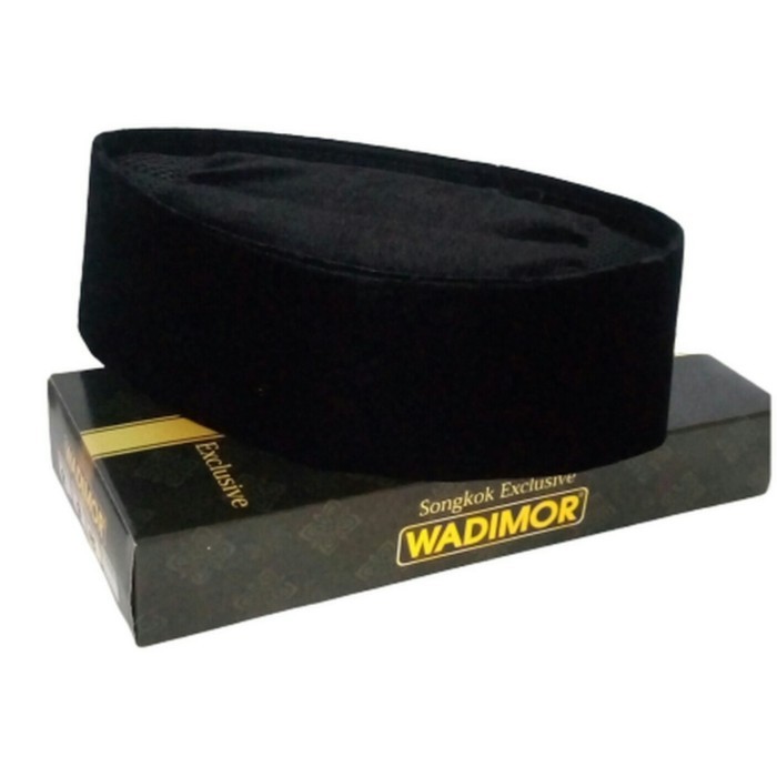 Peci Peci Wadimor Peci Songkok wadimor Hitam AC - 8 original nyaman polos