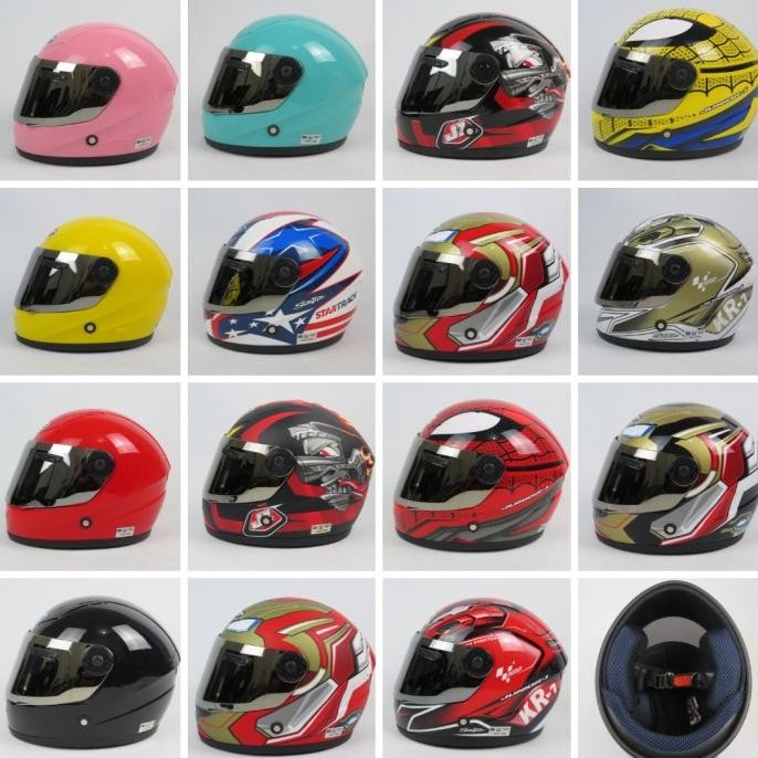 Helm Full Face Anak Scott / helm full face anak anak cowok / Helm Full