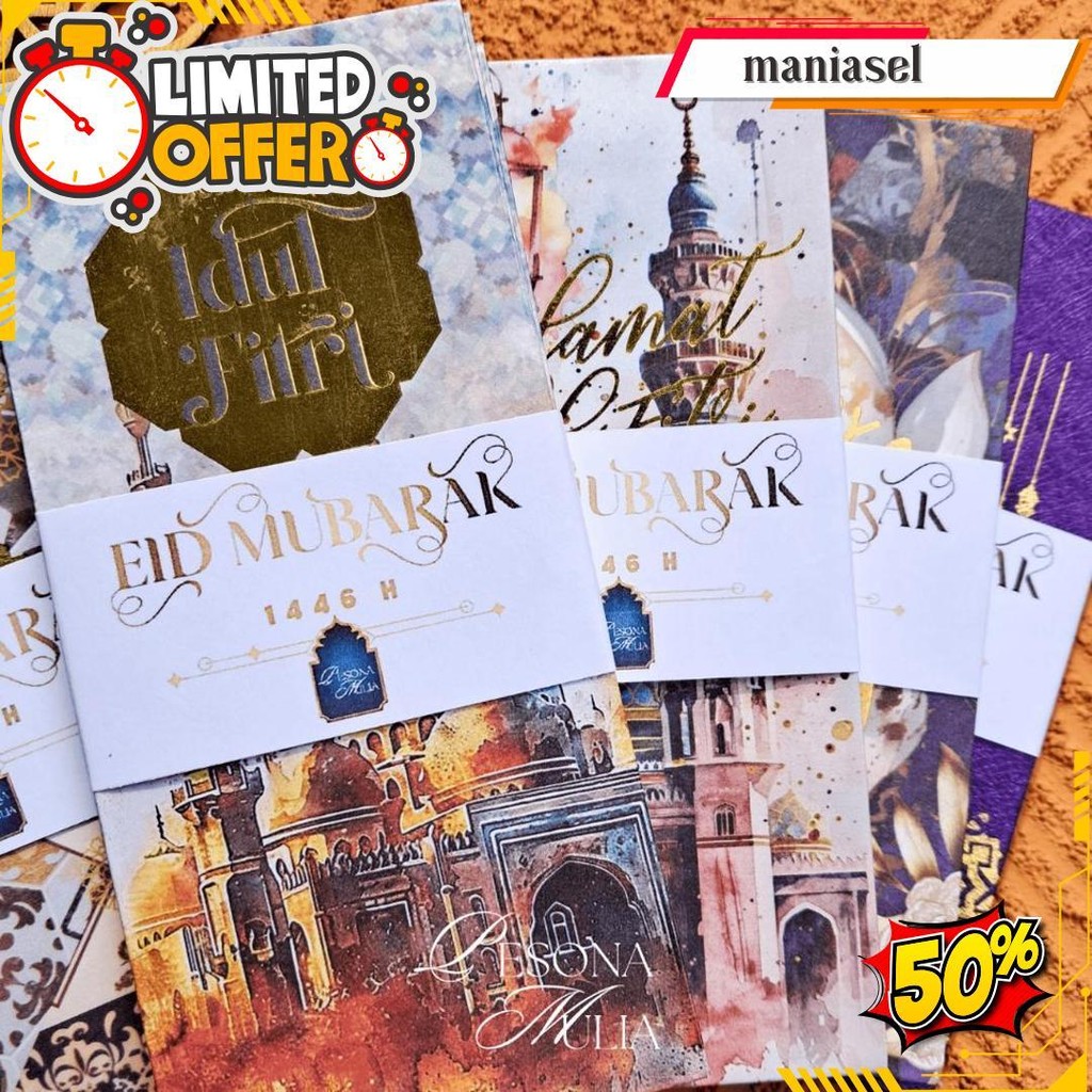 

[Limited] Exclusive Amplop Lebaran Super Mewah Platinum 10 Lembar Emboss Premium Angpau Thr Cod