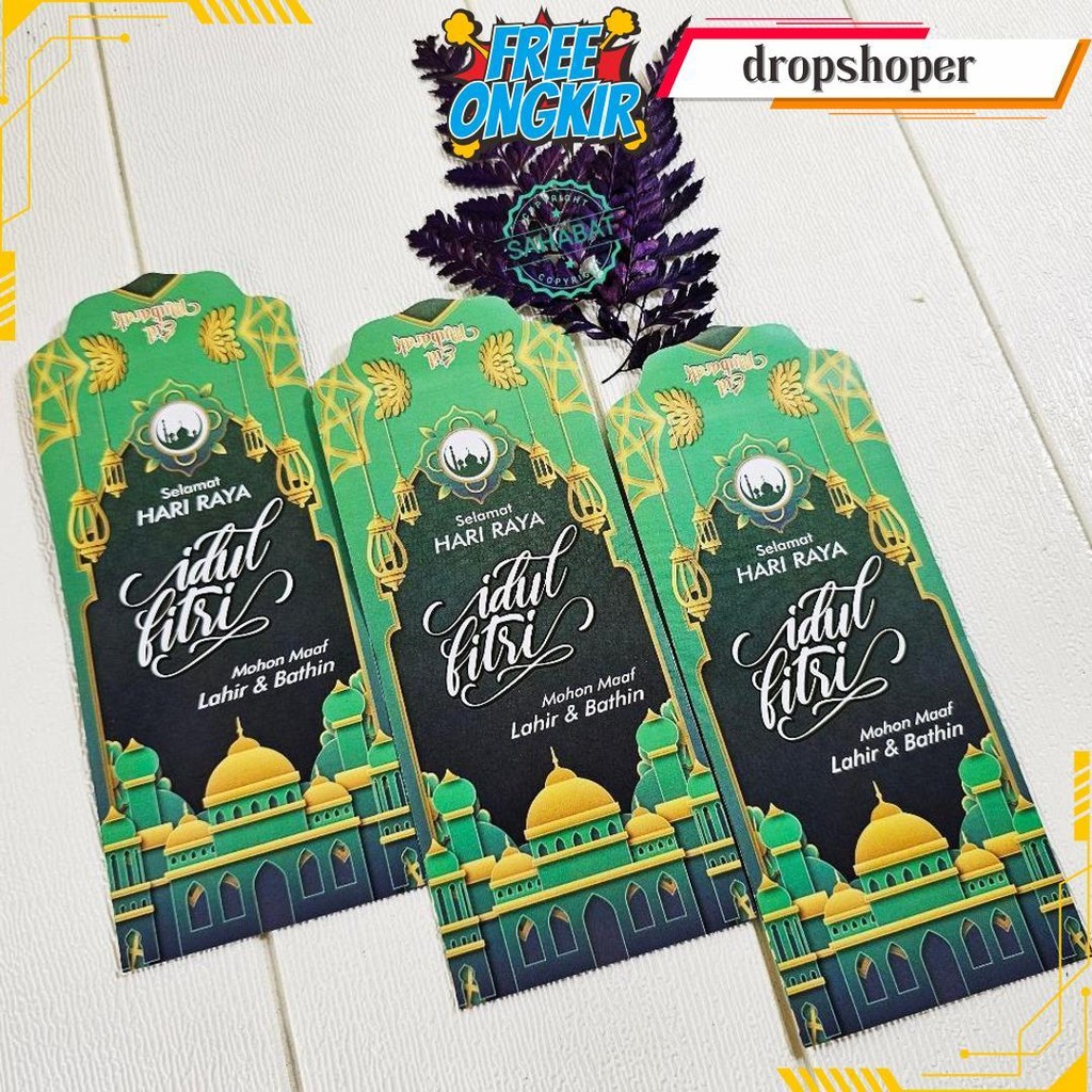 

(10Pcs) Amplop/ Angpau Lebaran Idul Fitri Besar Isi 10 Pcs / Amplop Lebaran Masjid Murah Terlaris