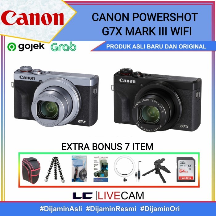 Canon Powershot G7X Mark Iii / Kamera Canon G7X Mark Iii/Canon G7X Iii
