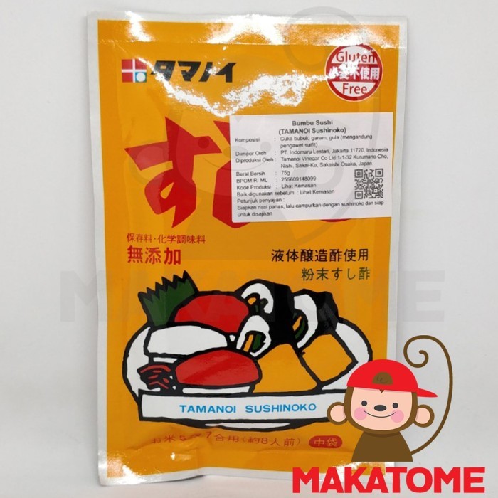 

TERLARIS TAMANOI SUSHINOKO 75GR BUMBU SUSHI NOKO 75G 75 G NASI RICE NO KO SEASONING JAPAN JEPANG