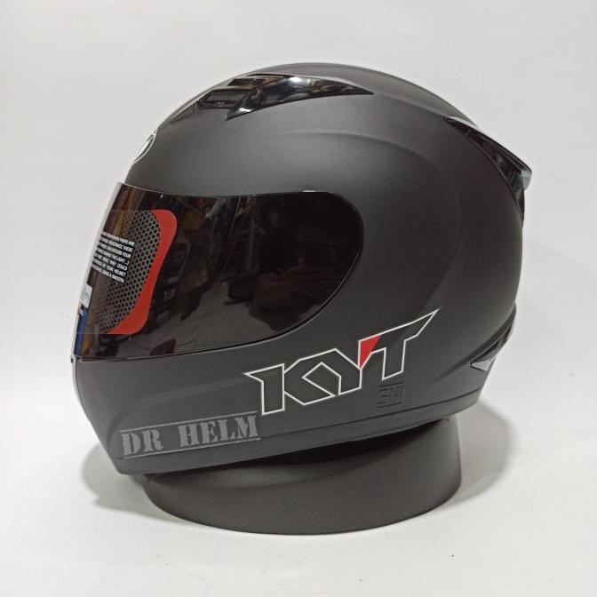 HELM KYT R10 BLACK DOF HITAM DOF SIZE XXL (UKURAN XXL)