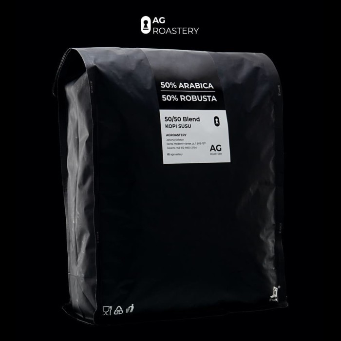 

Biji Kopi Blend 50/50 Kopi Susu Ekonomis 1 Kg 1Kg