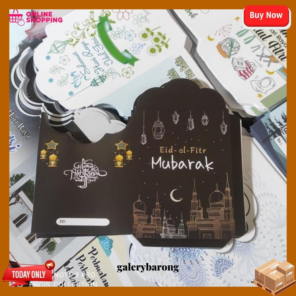 

Pilih Motif - 100 Lembar Amplop Lebaran Medium Muslim Cod