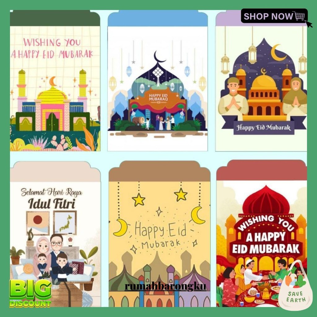 

Amplop Lebaran Idul Fitri 50 Pcs Dan 100 Pcs Motif Lucu Angpau Angpao Bisa Cod
