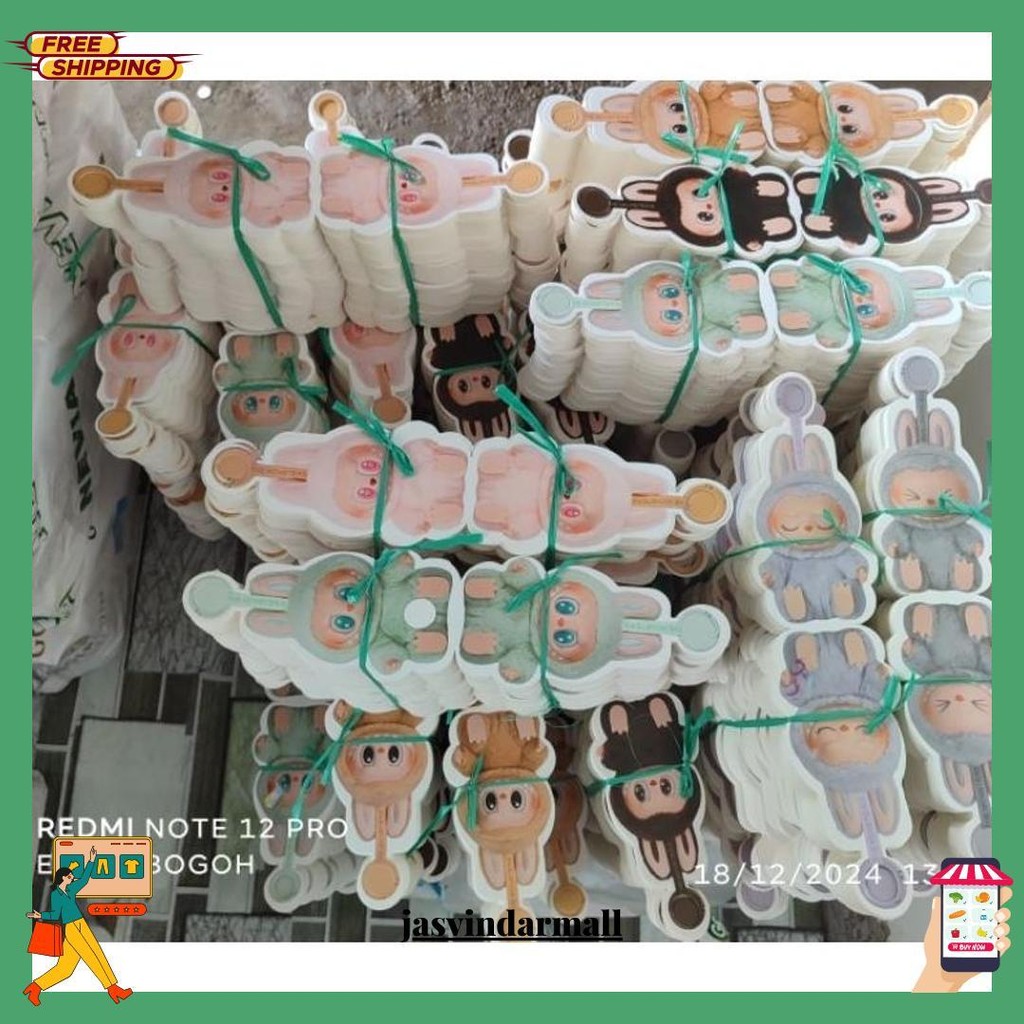 

100 Lembar - Amplop 3D Labubu Viral Cod