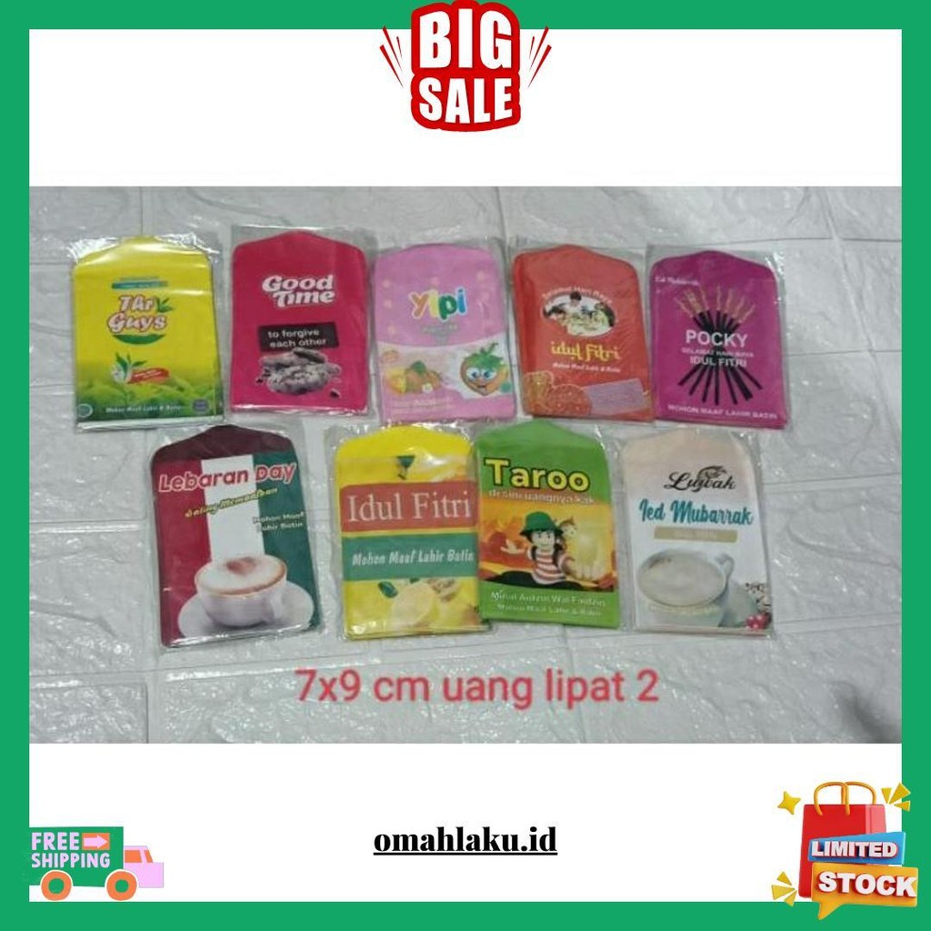 

Sale 1Pack Isi 10Lembar Bisa Pilih Motif Amplop Lebaran Siap Kirim