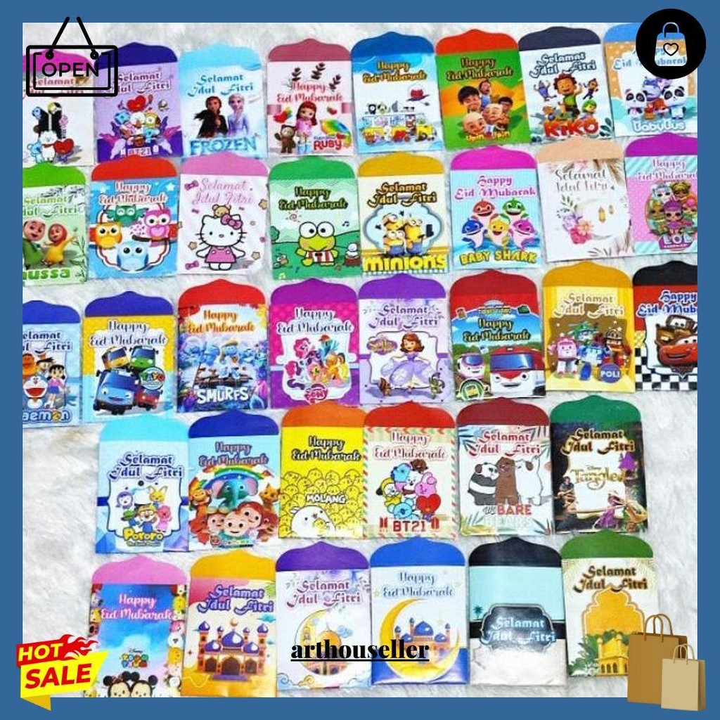 

Amplop Lebaran Unik Lucu Isi 10Pcs Termurah Banget