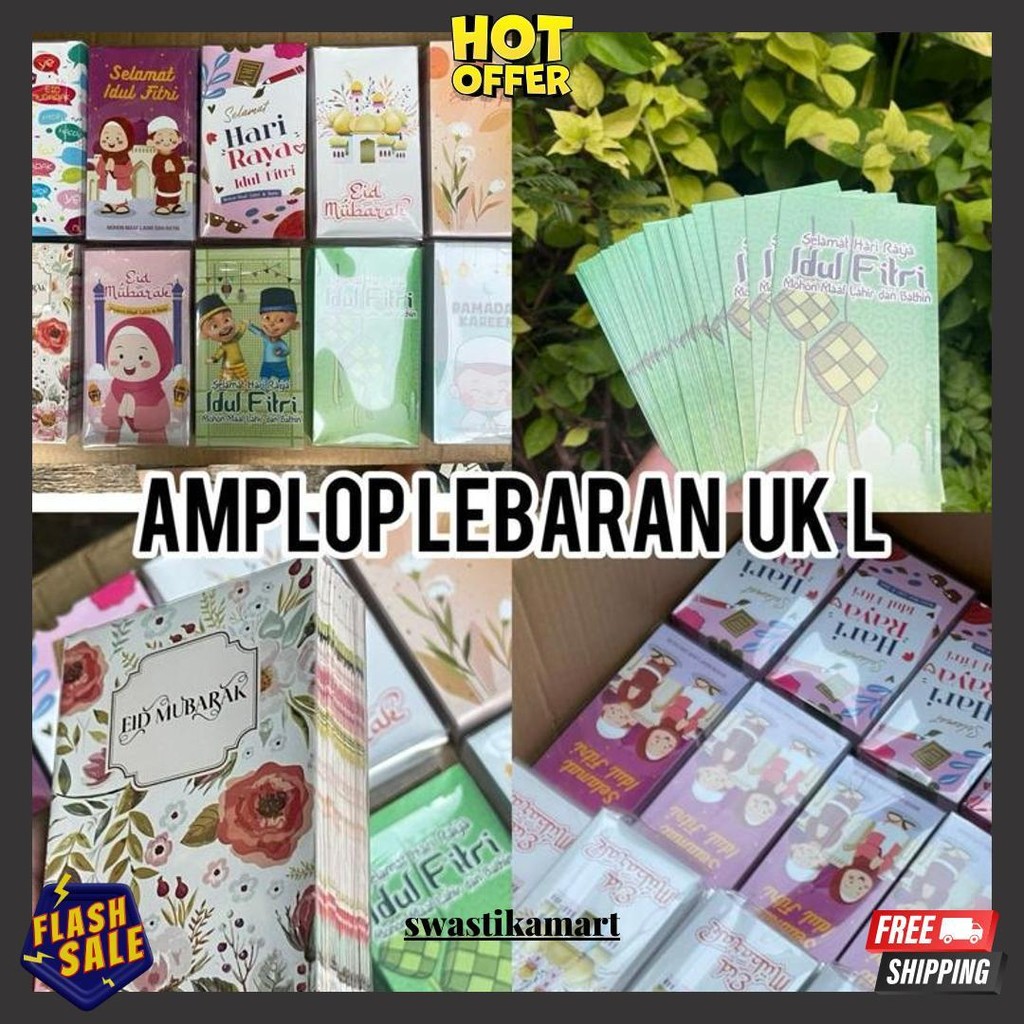 

Amplop Lebaran Premium Paket Box Isi 50Pcs Muslim Islami Idul Fitri 2025 Gratis Ongkir