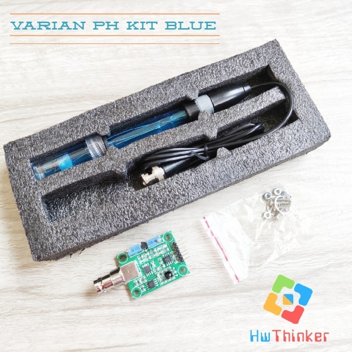 PH Sensor Kit: Modul Analog PH4502 PH-4502C+Electrode Probe E201-C BNC