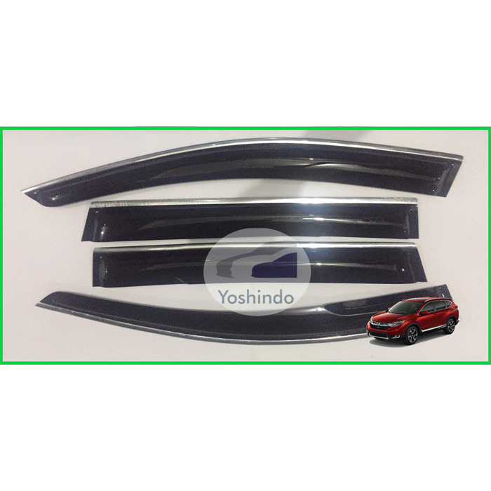 READY STOCK TALANG AIR LIST CHROME MOBIL HONDA CRV 2017 / TALANG AIR CRV 2017