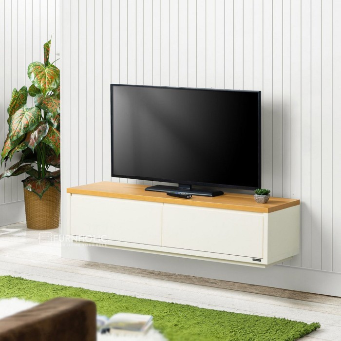 Ifurnholic Deacon Low Tv Cabinet 120 Meja Tv Minimalis Rak Tv Kayu
