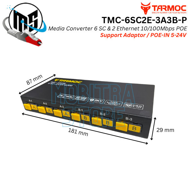MEDIA CONVERTER 6 FO 2 LAN 6FO 2LAN 6 PORT FO 2 PORT LAN