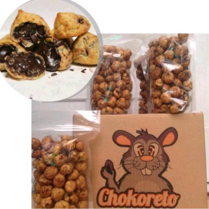 

terbaru !!! soes cokelat chokoreto 1dus isi 2kg ready